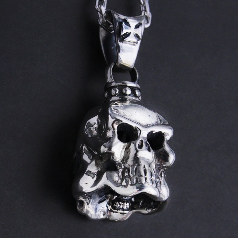 OG SKULL BELL PENDANT (CROSS BAIL) | モチーフ | トラヴィスワーカー