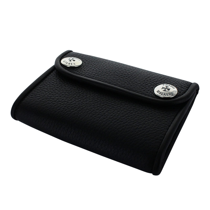 SMALL 3-FOLD WALLET - COW HIDE (BLACK) | ウォレット | トラヴィス