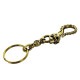 TENTACLE SKULL HOOK WITH I.D. KEY CHAIN IN BRASS