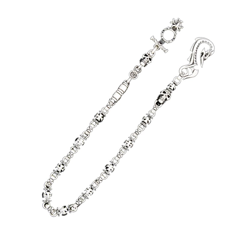 DRAGON HOOK - SKULL ROYAL CROSS LINK WITH ROYAL CROSS AND CROSS