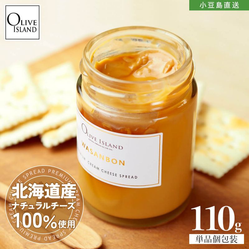 �ץ�ߥ��९�꡼����������ץ�å� �»����� 1�Ĥ�����110g ñ�ʸ����� PREMIUM CREAM CHEESE SPREAD WASANBON