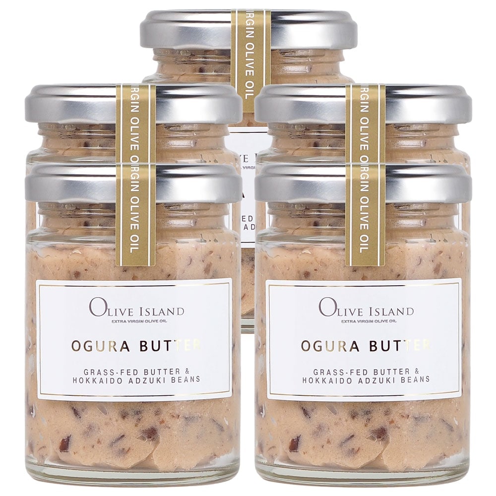 小倉バター 120g 5個セット 送料無料 OGURA BUTTER グラス