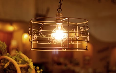 シルシェード「ト・オン」LED 照明器具