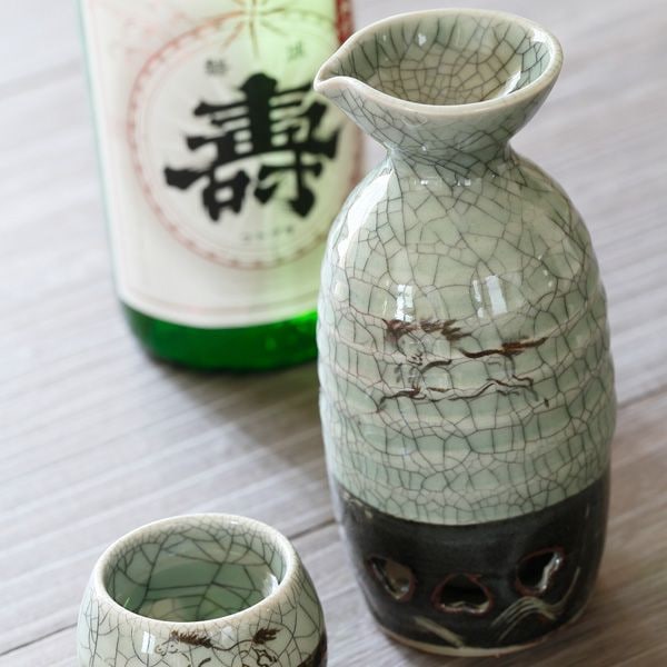 松永窯 MATSUNAGA 二重徳利 大堀 相馬焼 | ダイニング,特撰酒器