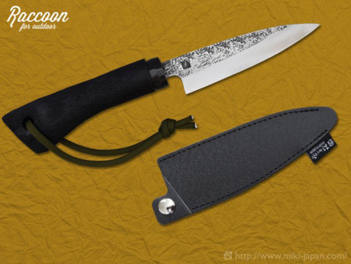 みきかじや村 Raccoon（ラクーン）万能ナイフ 片刃 120mm TS184