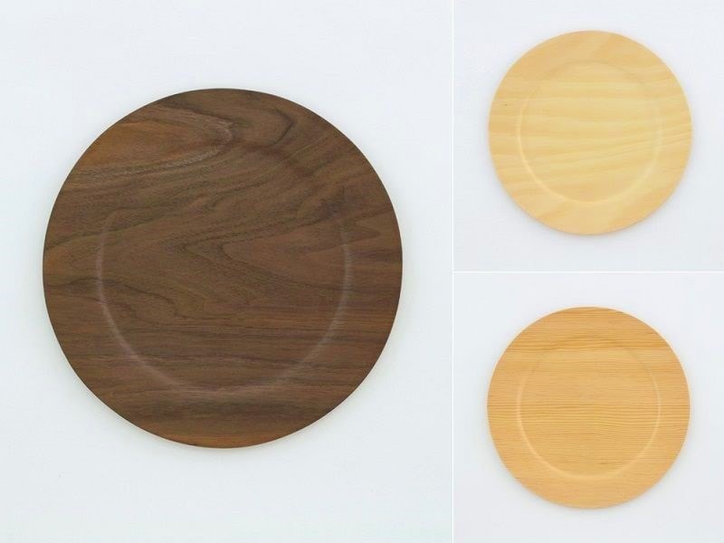 GOLDCRAFT NPP Wide Rim L ウォルナット 食器 木の器 食洗器で洗える