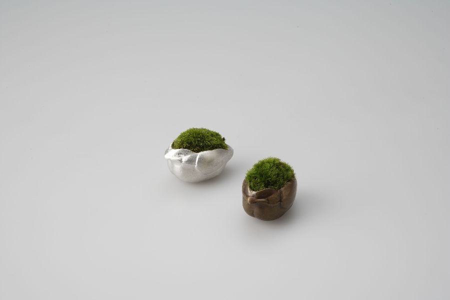 ひなどりの苔盆栽 - 銅 能作 高岡 真鍮 おしゃれ インテリア 鋳物 小物