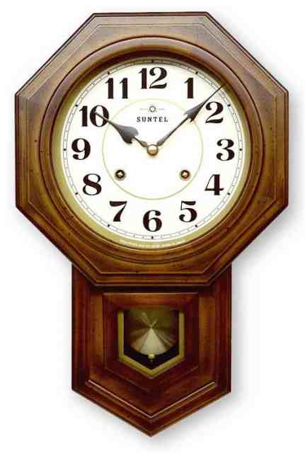 クラシック掛時計 木製 茶色 アナログ　アンティーク クラシック掛時計 木製 茶色 アナログアンティーク