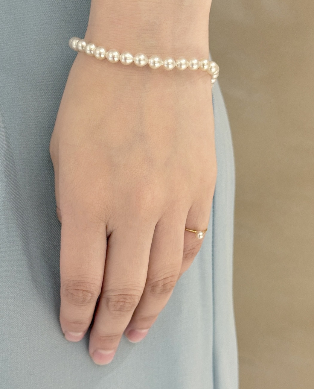 K18 Pinkie Ring