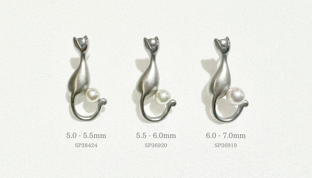 猫 ピンブローチ