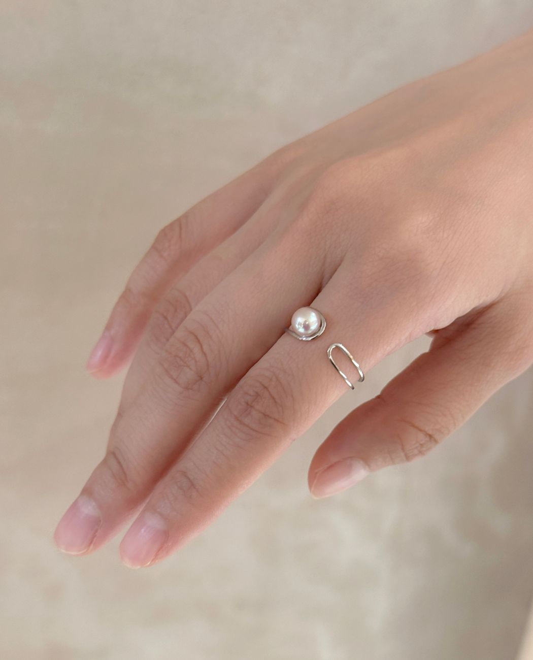 SV925 Open Ring -double line-