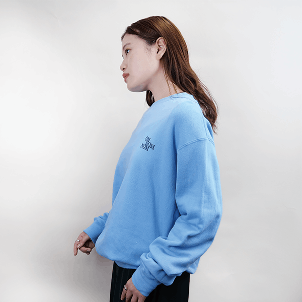 Naptime. プルオーバーパーカー　総柄SAX 新品未使用】Naptime パーカー nissy 西島隆弘 プルオーバー L Naptime