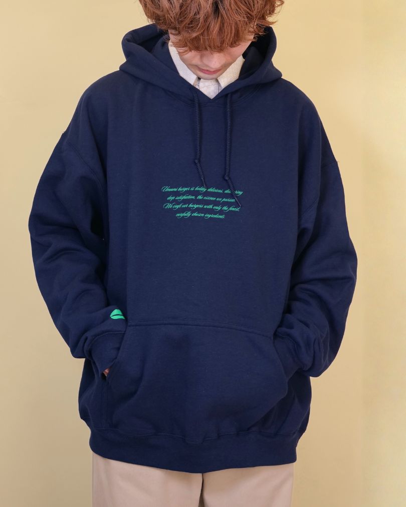UMAMI HOODIE (NAVY) | HOODIE | ウマミバーガーオンラインショップ