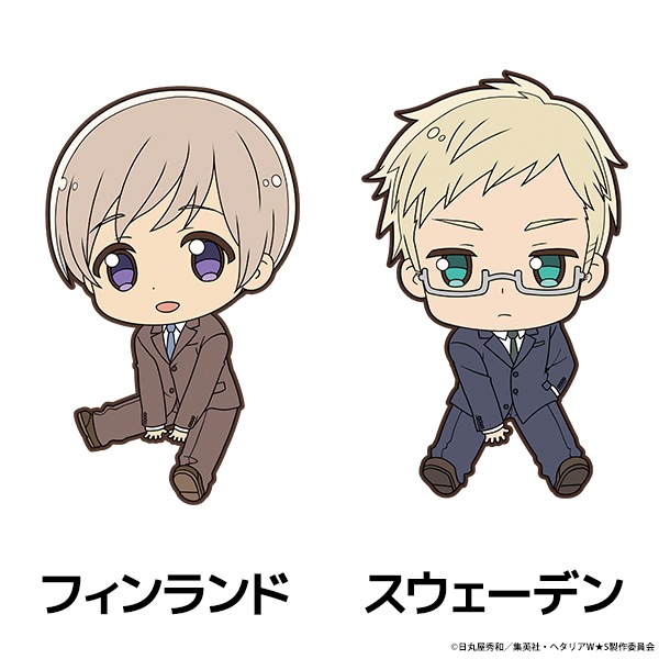 ヘタリア World☆Stars ぺたん娘トレーディングラバーストラップ vol.1