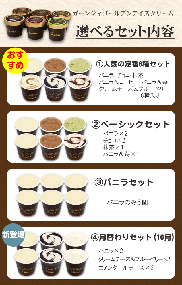 ガーンジィゴールデンアイスクリーム(6個セット)