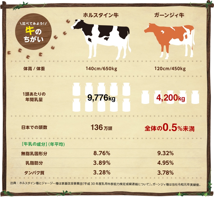 ガーンジィゴールデンミルク(牛乳・900ml) | 南ヶ丘牧場の乳製品 | 南