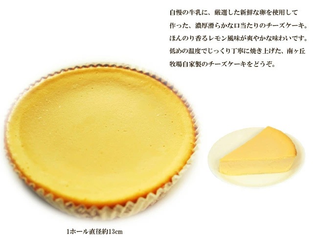 自家製チーズケーキ(冷凍品)