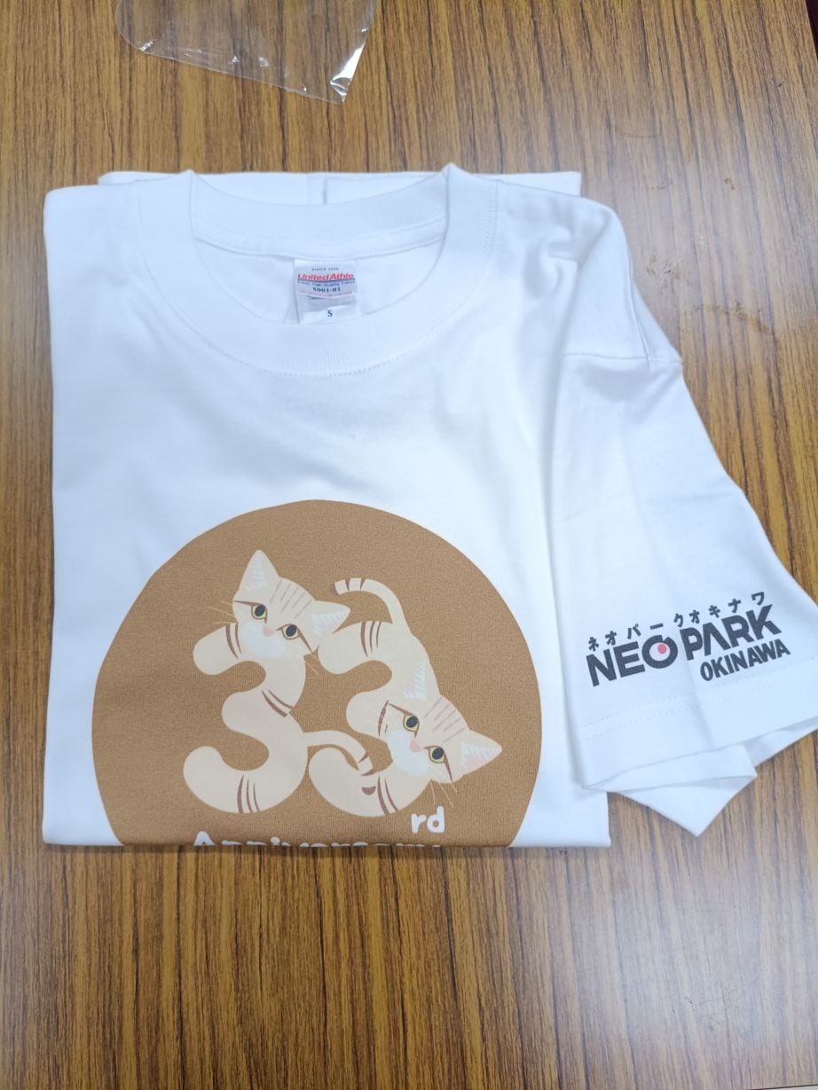 33周年祭オリジナルTシャツ【スナネコ】　S～XL