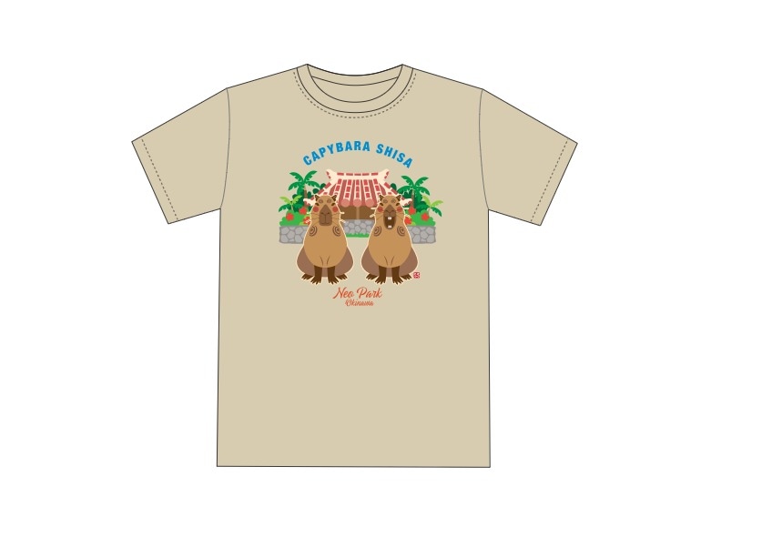 オリジナルTシャツ【カピバラシーサー】　S～XL