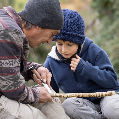 Atelier ウォールナット&エボニー No.08 | 折りたたみナイフ,Tradition