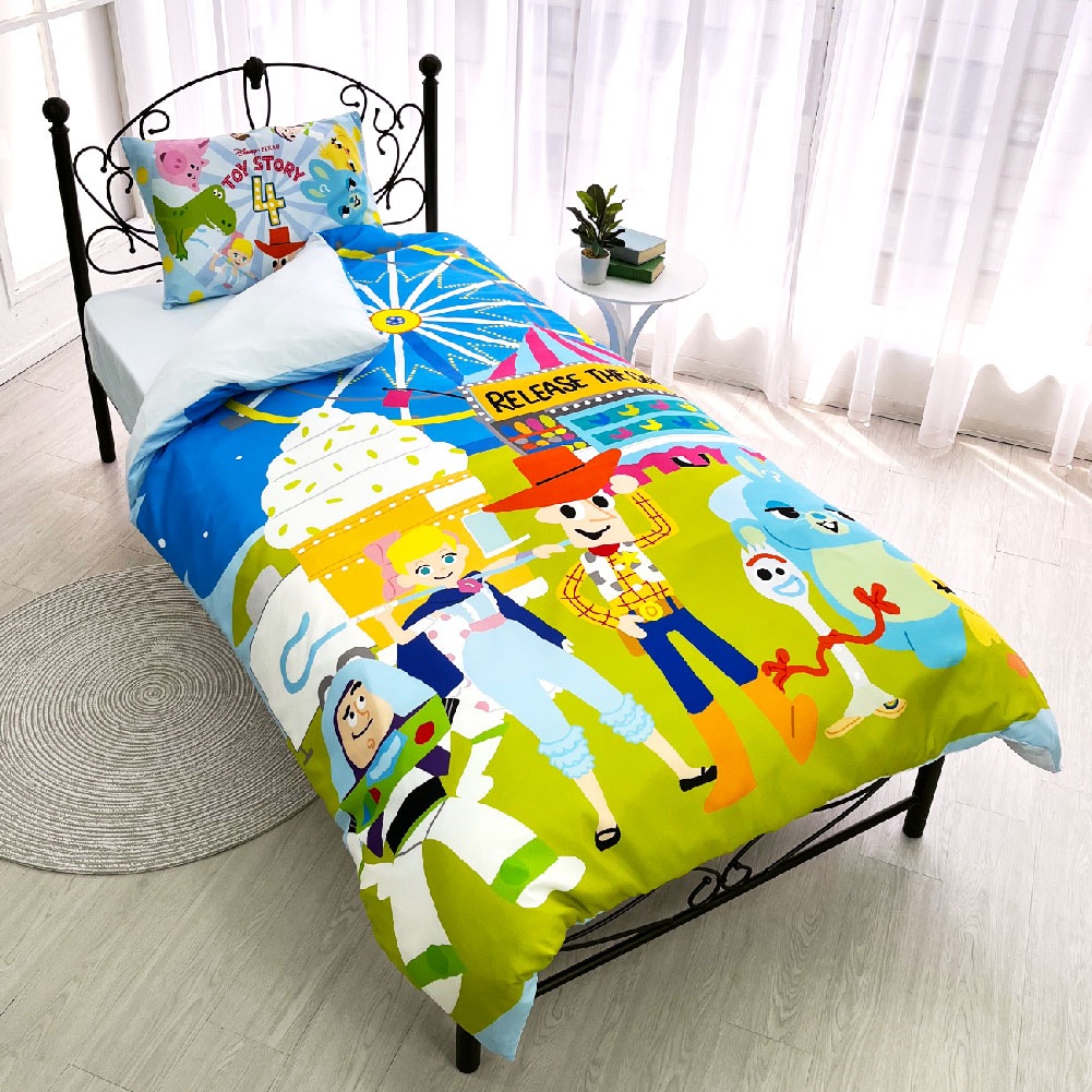 トイストーリー 絵羽 布団カバー3点セット シングル[SB-627-D]