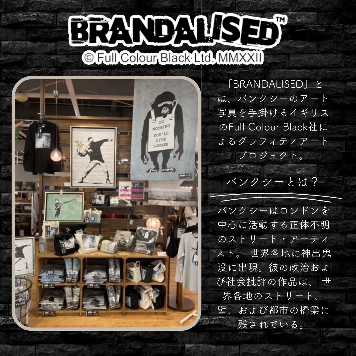 �Х󥯥��� �Τ�� ���٥��ȥ꡼ ��85��150cm Blandalised [SA-Banksy-TA]