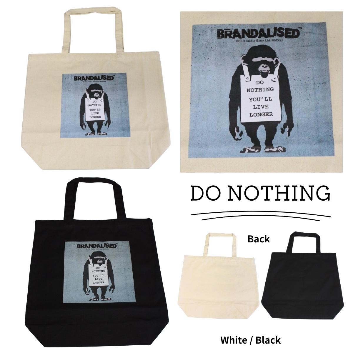 バンクシー トートバッグ Lサイズ Blandalised [SA-Banksy-TB]