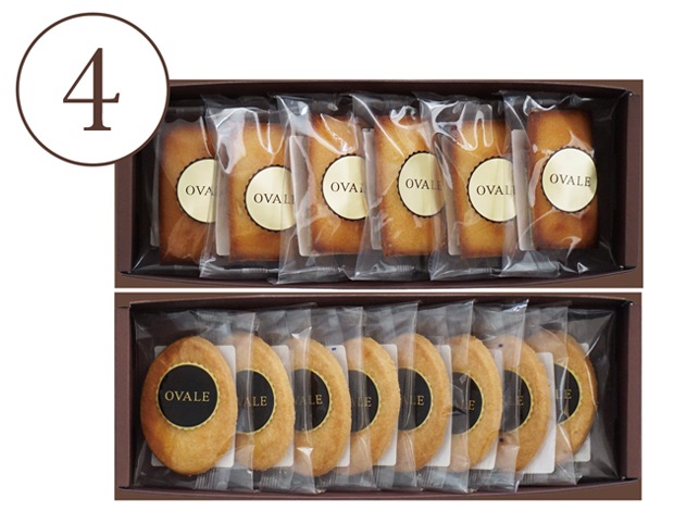 OVALE BOX 4 | 焼き菓子アソートギフト,Popular-ポピュラーギフト