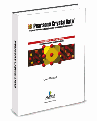 Pearson's Crystal Data on DVD 2022-2023 【見積商品】