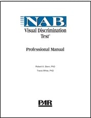 NAB Visual Discrimination Test (NAB Visual Discrimination Test Combination Kit-Forms 1 and 2)