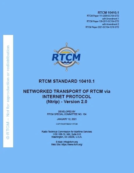 RTCM規格 10410.1, 2021 Edition + Amendment 2