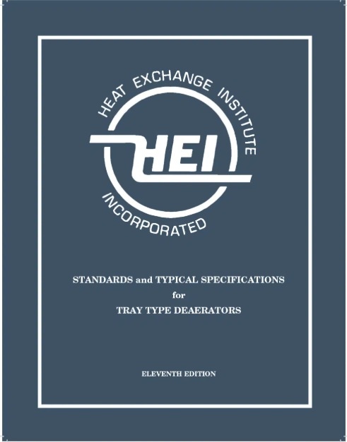 HEI規格 Standards and Typical Specifications for Tray Type Deaerators,11th Edition