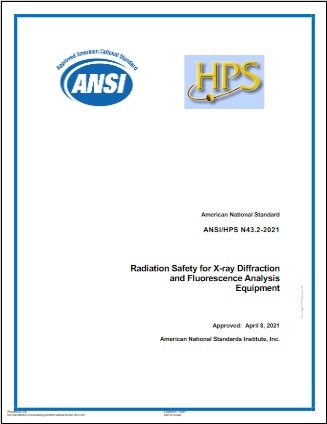 ANSI/HPS規格 N43.2, 2021: Radiation Safety for X-ray Diffraction and Fluorescence Analysis Equipment