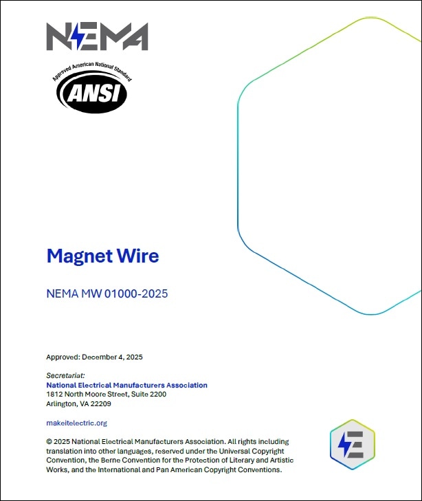 NEMA MW 1000, 2025: Magnet Wire
