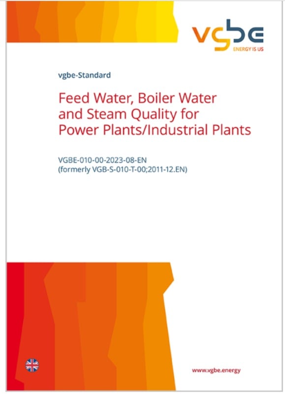 VGBE規格 Feed Water, Boiler Water and Steam Quality for Power Plants / Industrial Plants
