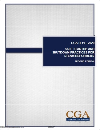 CGA規格 CGA H-11, 2nd Edition, 2020: Safe Startup and Shutdown Practices for Steam Reformers