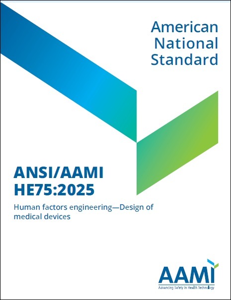 AAMI規格 HE75, 2025: Human Factors Engineering - Design of Medical Devices