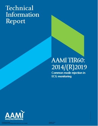 AAMI技術情報レポート TIR60, 2014/(R)2019: Common Mode Rejection in ECG Monitoring