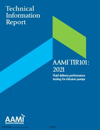 AAMI技術情報レポート TIR101, 2021: Fluid Delivery Performance Testing for Infusion Pumps