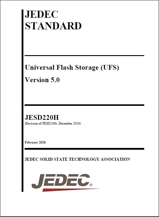JEDEC規格 JESD 220H, 2026: Universal Flash Storage (UFS) Version 5.0