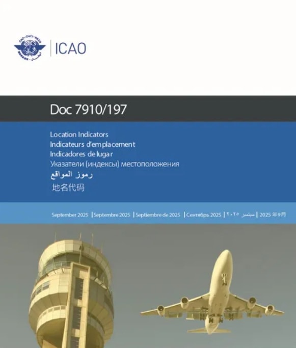 ICAO規格 Doc 7910: Location Indicators【最新版】