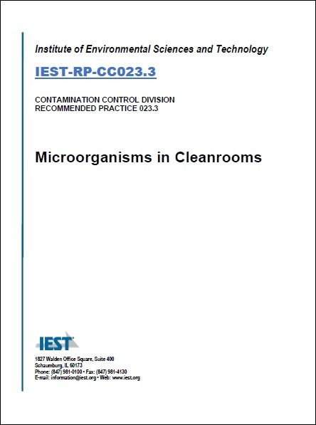 IEST推奨慣行 RP-CC023.2, 2025: Microorganisms in Cleanrooms