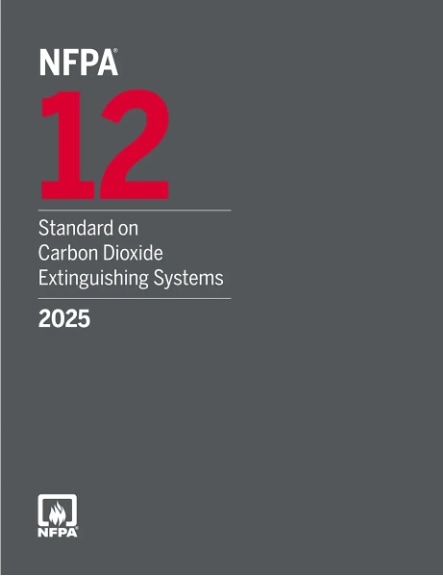 NFPA規格 12, 2025 Edition: Standard on Carbon Dioxide Extinguishing Systems