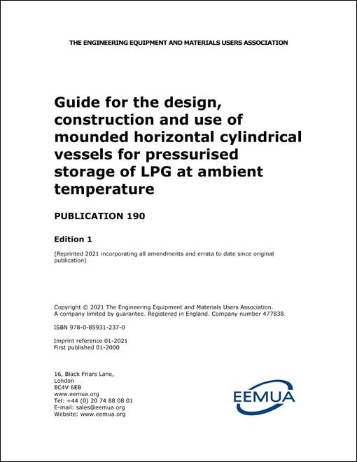 EEMUA Publications 190, 2021