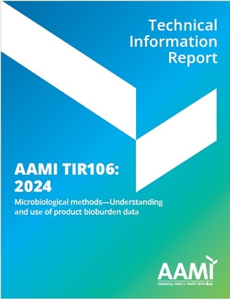 AAMI技術情報レポート TIR106, 2024: Microbiological Methods-Understanding and Use of Product Bioburden Data
