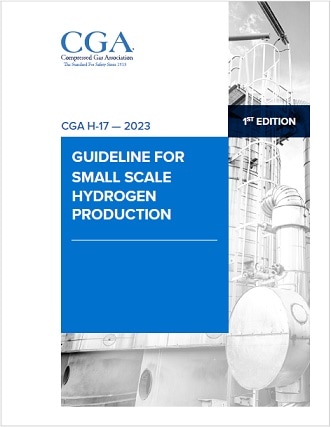CGA規格 CGA H-17, 2023: Guideline for Small Scale Hydrogen Production
