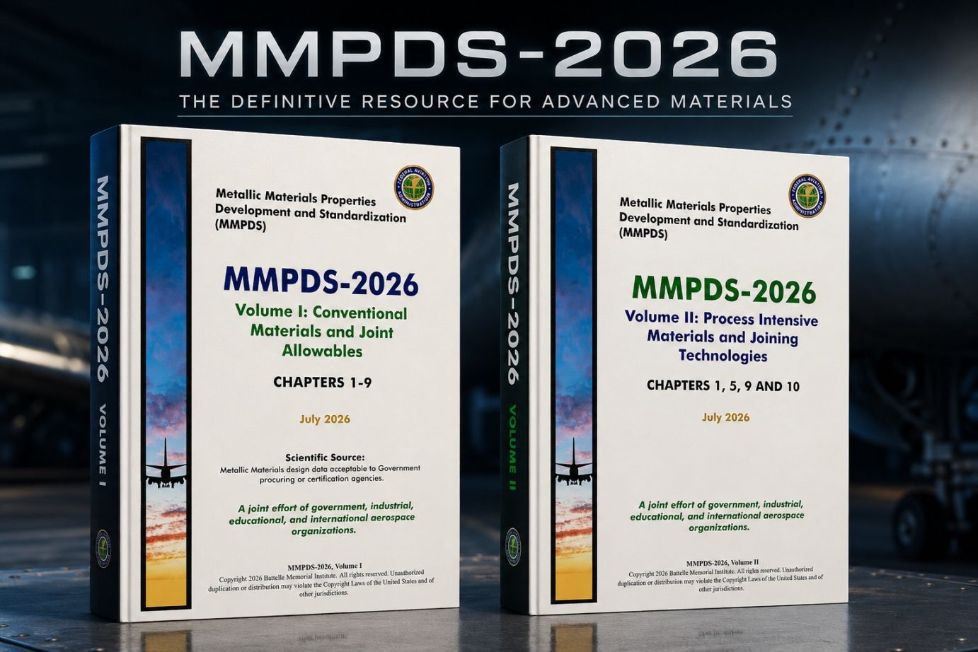 MMPDS-2026 Metallic Materials Properties Development and Standardization Handbook, Volume Ⅰ & Ⅱ (PDF/シングルユーザー)