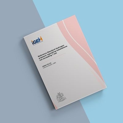 IGEM規格 IGEM/TD/23 - Reference Standard Hydrogen pressure regulating installations not exceeding 7 bar