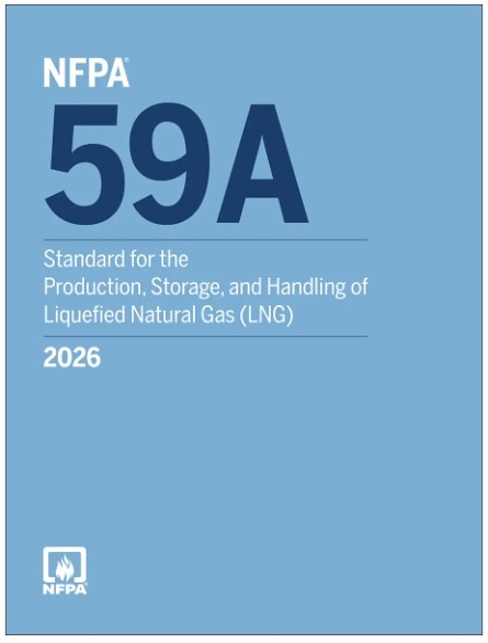 NFPA規格 59A, 2026 Edition: Standard for the Production, Storage, and Handling of Liquefied Natural Gas (LNG)