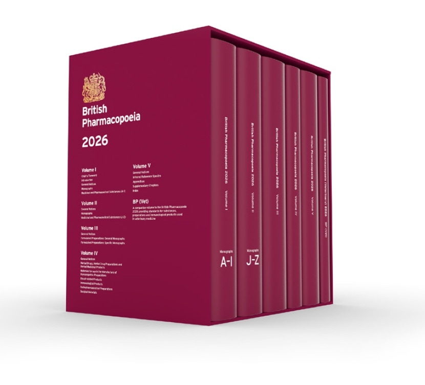 英国(イギリス)薬局方 British Pharmacopoeia 2026 (書籍版)